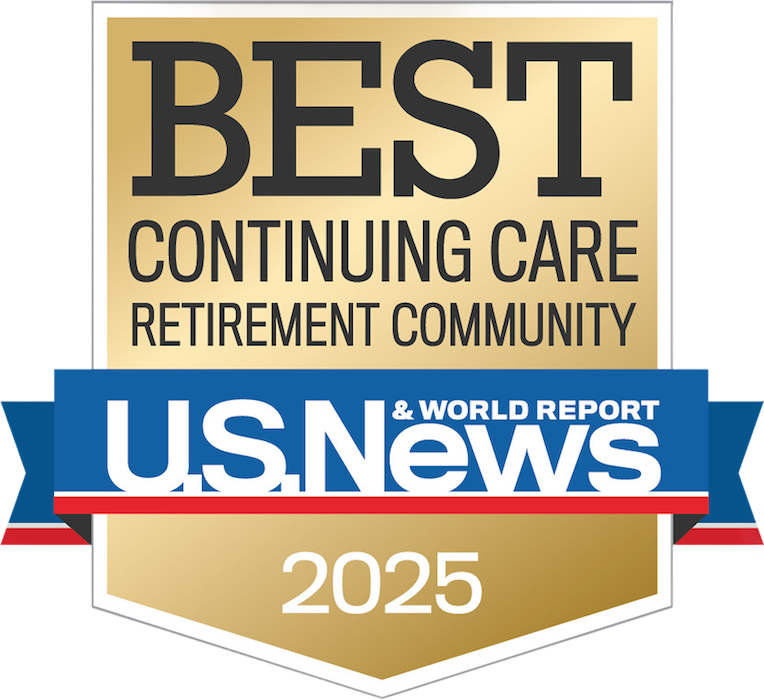 Best continuing care retirement community 2025 badge